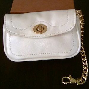 Pearl White Cell Phone Bag by Lori Greiner NEW